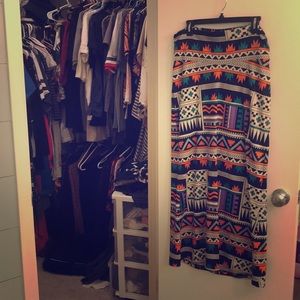 Aztec Maxi Skirt